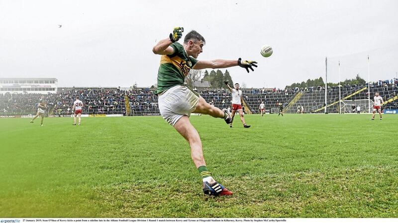 The lack of effectiveness in Kerry&#39;s attack, particularly in terms of the way they&#39;re pressing teams, is hanging their defence out to dry. Photo by Stephen McCarthy/Sportsfile. 