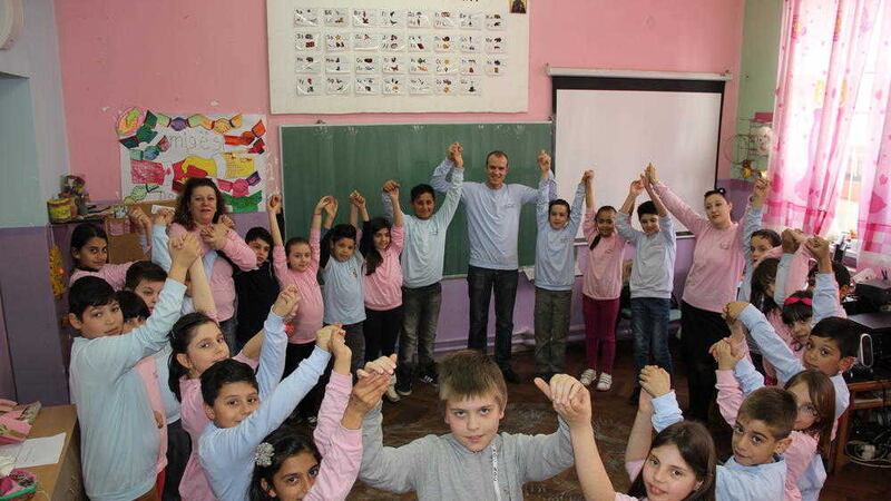 Sande Sterjoski PS in Macedonia was among the schools visited by NICIE 
