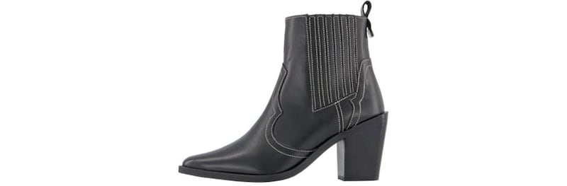 Anderson Western Chelsea Heeled Ankle Boots in Black Leather, &pound;40 (were &pound;92), available from Office