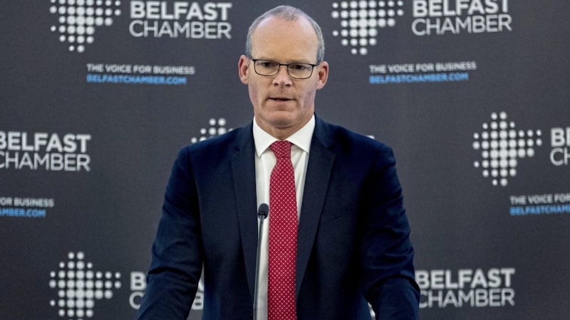 Simon Coveney said neither nationalism or unionism could have a controlling vote or veto on single market alignment. Picture by Liam McBurney/PA Wire              