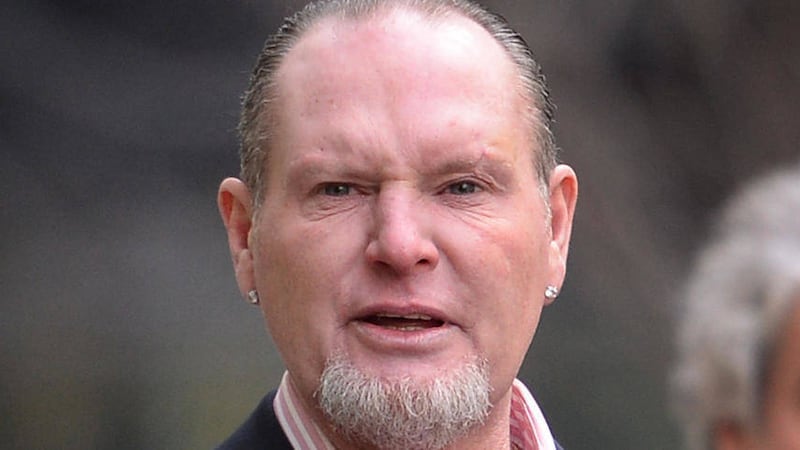 Paul Gascoigne arrives at the High Court in London, one of the celebrities awarded damages in the Mirror Group hacking scandal 