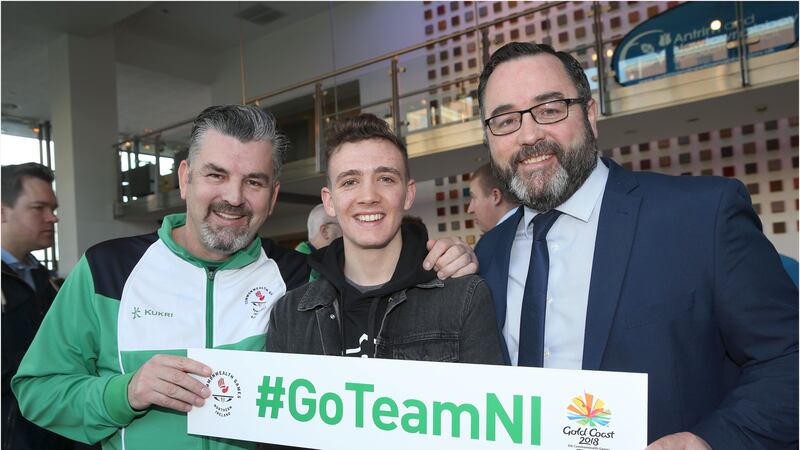 Ulster High Performance coach John Conlan (left) will be hoping the likes of Brendan Irvine are in the frame for the 2022 Commonwealth Games in Birmingham. Picture by Hugh Russell