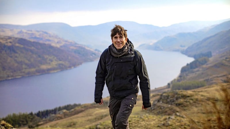 Simon Reeve at Haweswater, Lake District National Park 
