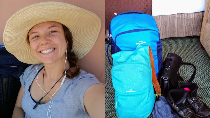 Travel lover Caitlin Weich, from Dublin, uses clever hacks to reduce her carbon footprint while on holiday (Collect/PA Real Life)