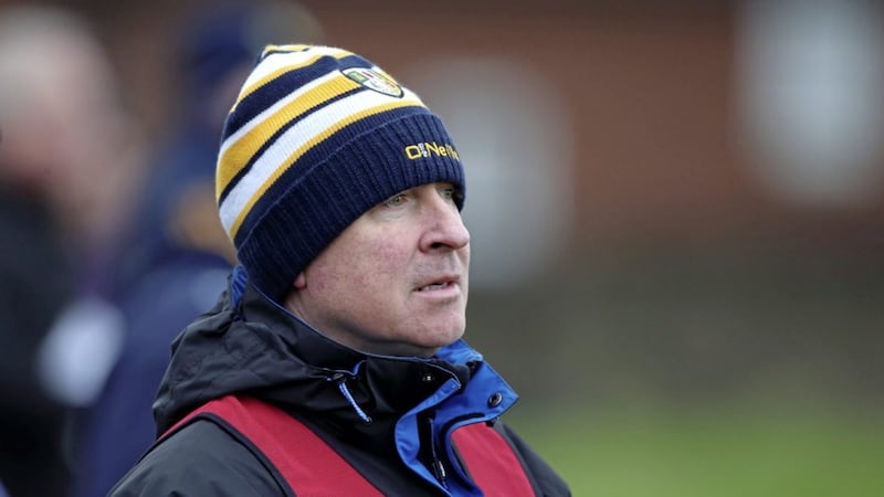 Antrim manager Lenny Harbinson, whose side could be facing a midweek trip to Portlaoise after the weekend&#39;s cold snap played particular havoc with Division Four. 