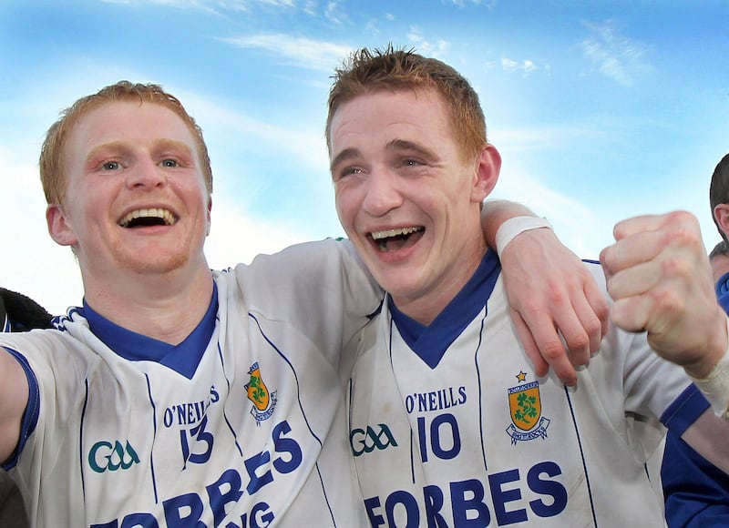 Ronan's brothers Coilin (left) and the late Aaron, who passed away in 2015. He would have been 30 in July. Picture by Margaret McLaughlin