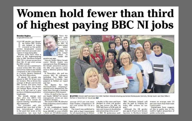 How The Irish News revealed the gender pay disparity in BBC Northern Ireland 