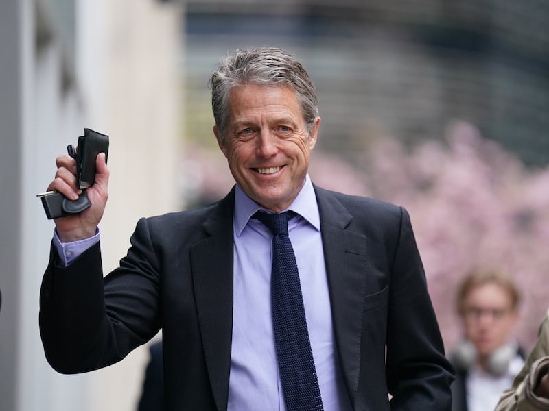 Hugh Grant previously attended hearings in claims against News Group Newspapers