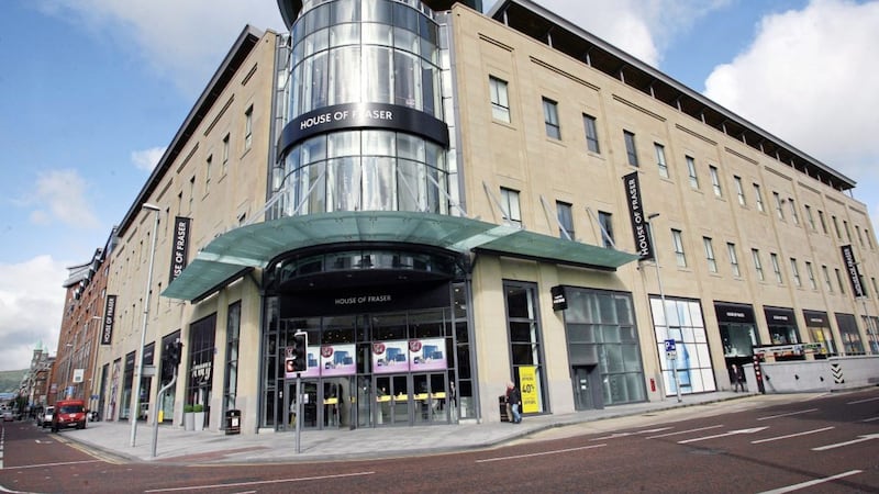 There are fears House of Fraser could close its Belfast store at Victoria Square as part of a company restructuring plan. Picture by Seamus Loughran. 