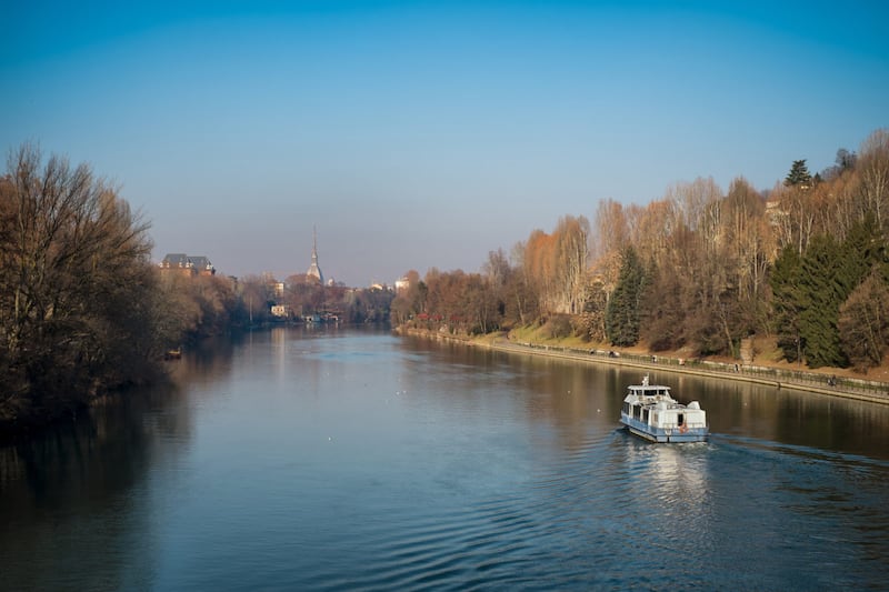 Po River in Turin.