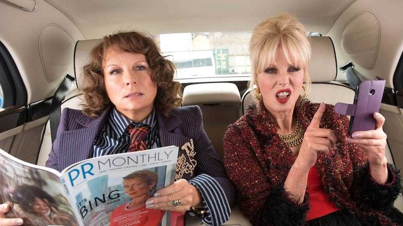 Ab Fab the album &ndash; Patsy and Edina in a scene from the recently released movie 