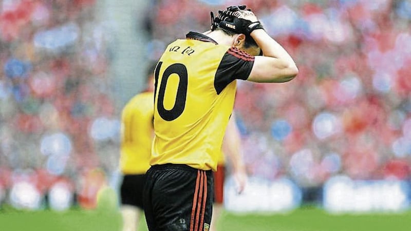 The 2010 All-Ireland final defeat to Cork was hard to swallow and was symptomatic of the difficult relationship I had with football Picture by Seamus Loughran 