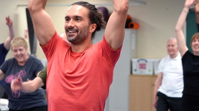 Fitness coach Joe Wicks has teamed up with the NHS to create a dedicated work out video for people with Parkinson’s disease (Eloise Parfitt/Guy’s and St Thomas’/PA)
