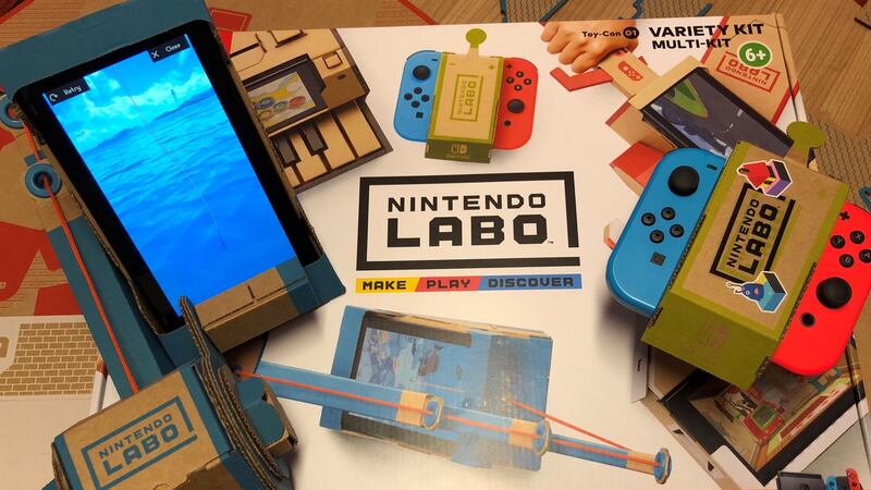 The cardboard accessories for the Nintendo Switch want to make gaming more creative.
