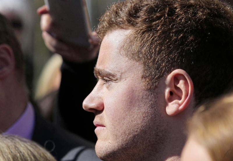 Paddy Jackson leaves court after being found not guilty. Picture by Mal McCann