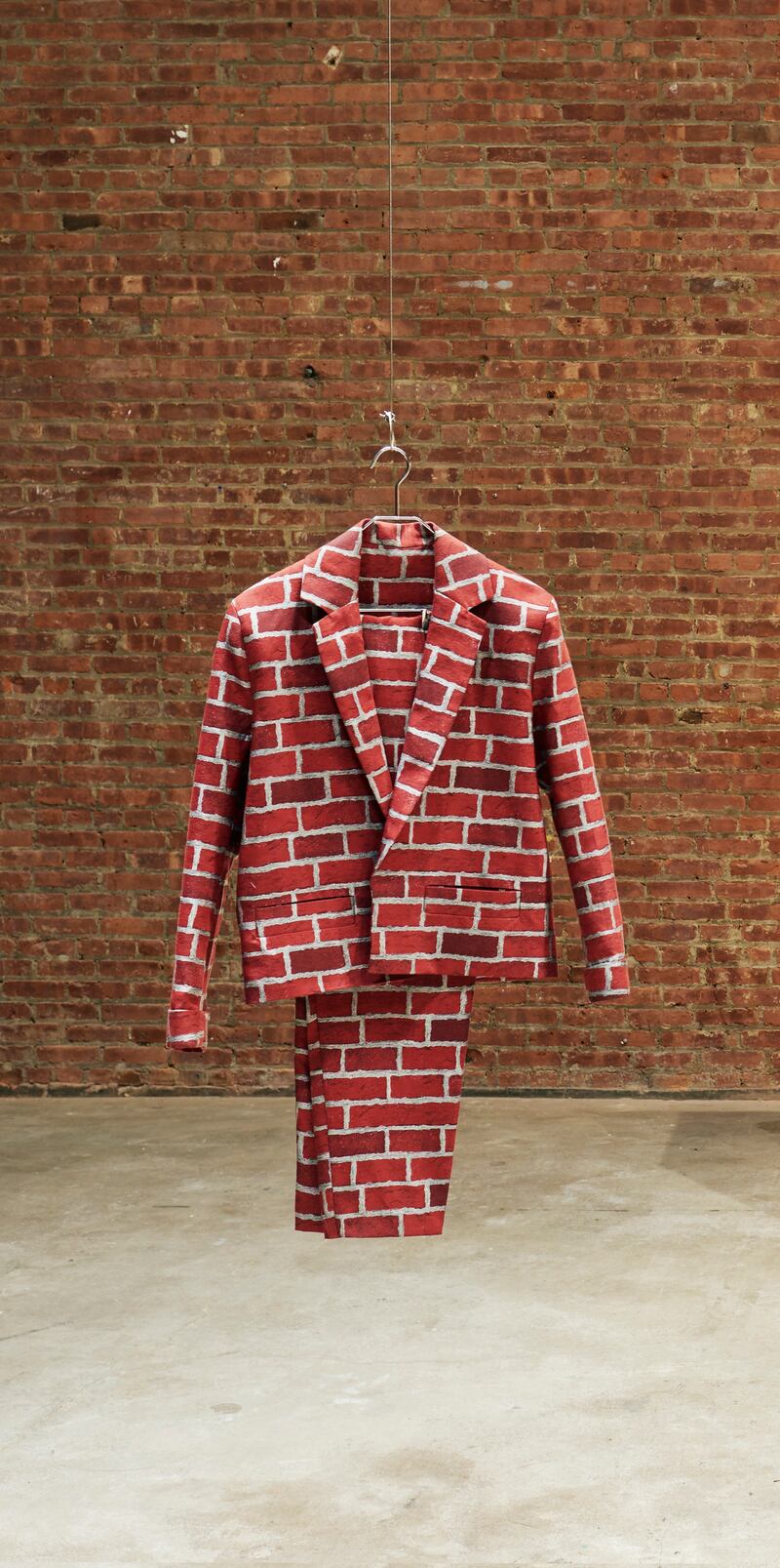Brick Suit by Anthea Hamilton (photo by Kyle Knodell)