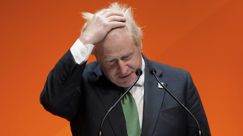 Boris Johnson in 2022 (Peter Byrne/PA)