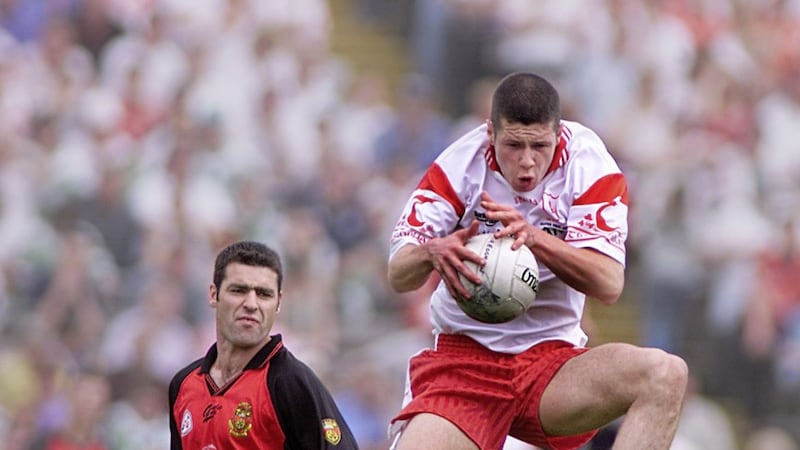 Tyrone's Sean Cavanagh was a high-flier from an early age - thanks to playing basketball.<br /> Pic: Ann McManus