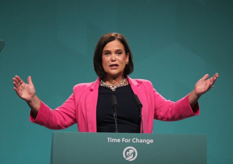 Sinn Féin leader Mary Lou McDonald  said people wanted the Stormont institutions restored without delay. Picture by PA