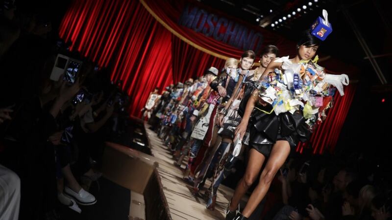 Moschino's latest collection is quite literally garbage