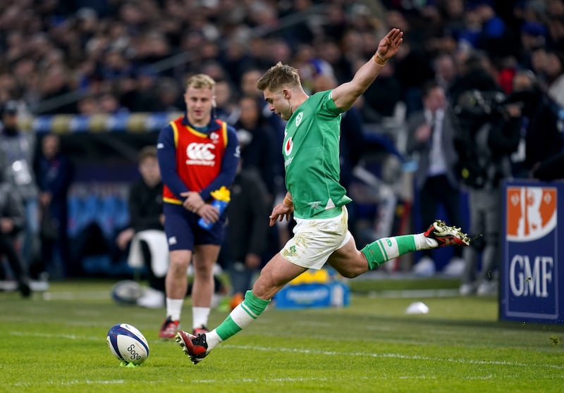 Jack Crowley, pictured, has replaced Johnny Sexton as Ireland’s first-choice fly-half
