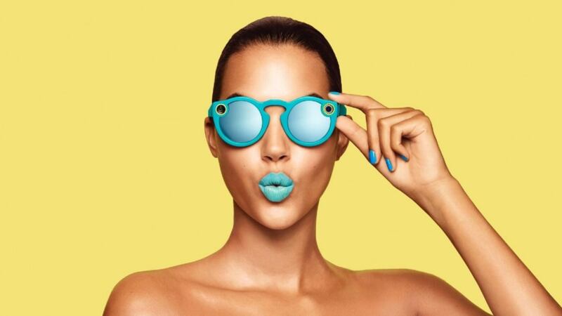 The video-capturing glasses connect directly to a wearer’s Snapchat account.