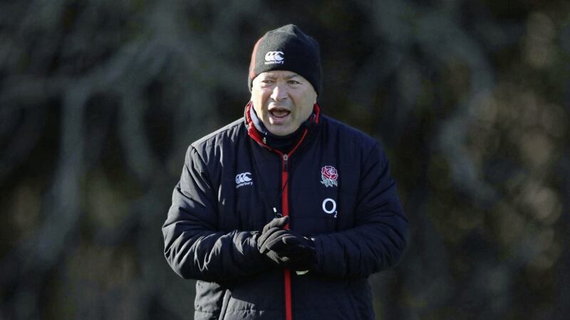 England head coach Eddie Jones during a training session last month. Picture by Adam Davy, Press Association 