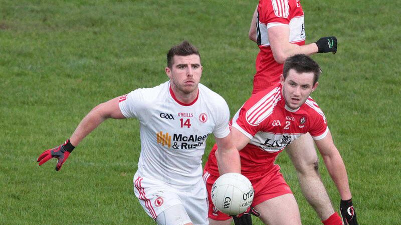 Connor McAliskey has scored 2-10 in Tyrone&#39;s four Dr McKenna Cup games so far 