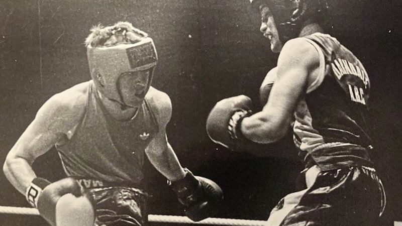 Johnston Todd dismantles Irish Olympian Joe Lawlor in the Irish Elite Championship final in 1990 