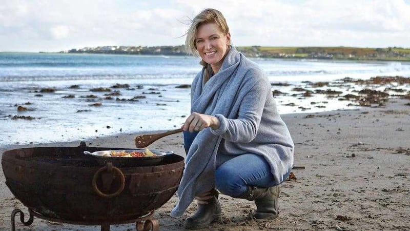 Rachel Allen cooks outdoors on her trip up Ireland&#39;s Atlantic coast 