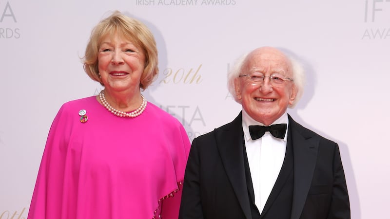 Sabina Higgins and Michael D Higgins earlier this year (Damien Eagers/PA)