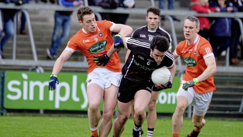 Charlie Vernon has been in excellent form at midfield for Armagh 