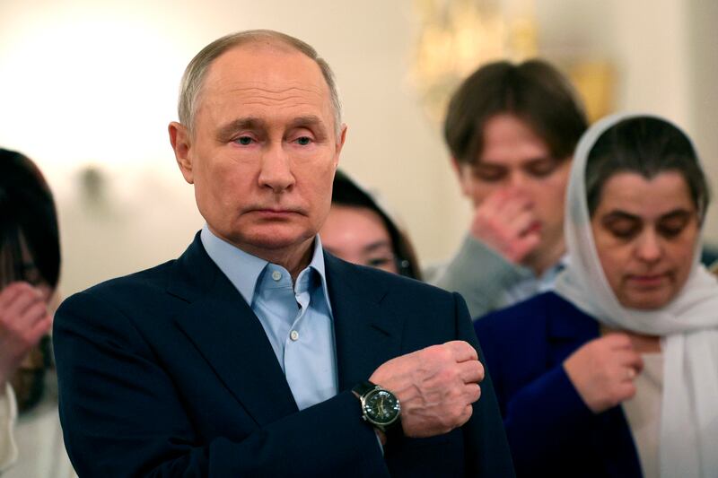 Vladimir Putin was first elected president in 2000 (Gavriil Grigorov/Sputnik/Kremlin Pool Photo via AP)