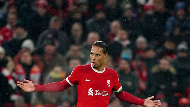 Liverpool captain Virgil van Dijk insists he was not being arrogant in criticising Manchester United’s ambition at Anfield