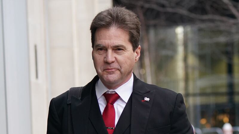 Dr Craig Wright arriving at the Rolls Building in London in February