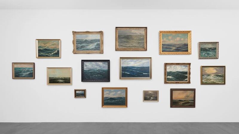 15 framed paintings, oil on canvas, courtesy of the artist and Simon Lee Gallery (Ben Westoby/PA)