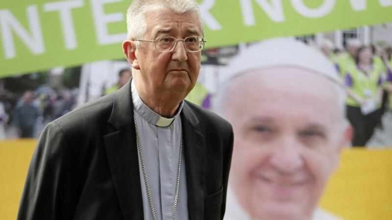 Archbishop Diarmuid Martin, president of World Meeting Of Families 2018, at a press conference in June at Maynooth University in Co Kildare outlining plans for Pope Francis&#39; visit to Ireland this summer. Picture by Niall Carson/PA Wire. 