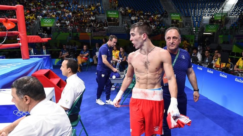 Michael Conlan makes his feelings clear after controversial defeat to Vladimir Nikitin of Russia at the Rio Olympic Games 