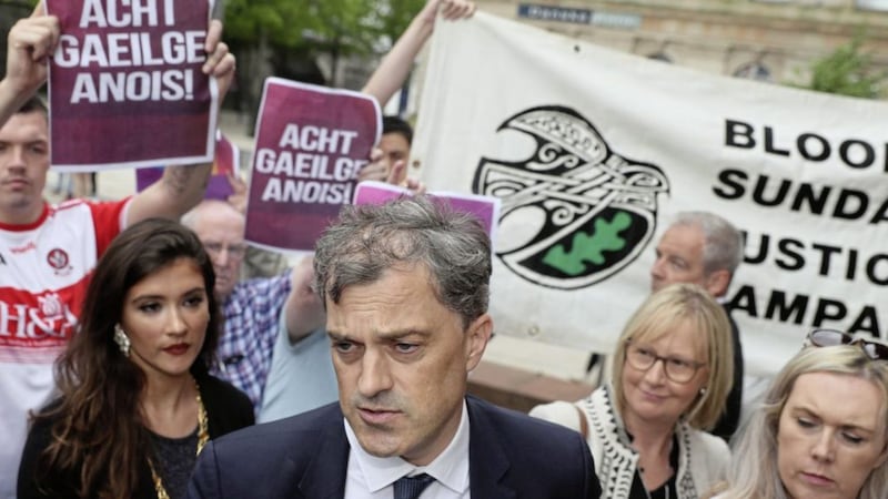 Secretary of State Julian Smith was accused of &quot;snubbing&quot; nationalists after he focused his visit to Derry on unionist landmarks in the city. Picture by Brian Lawless/PA Wire 