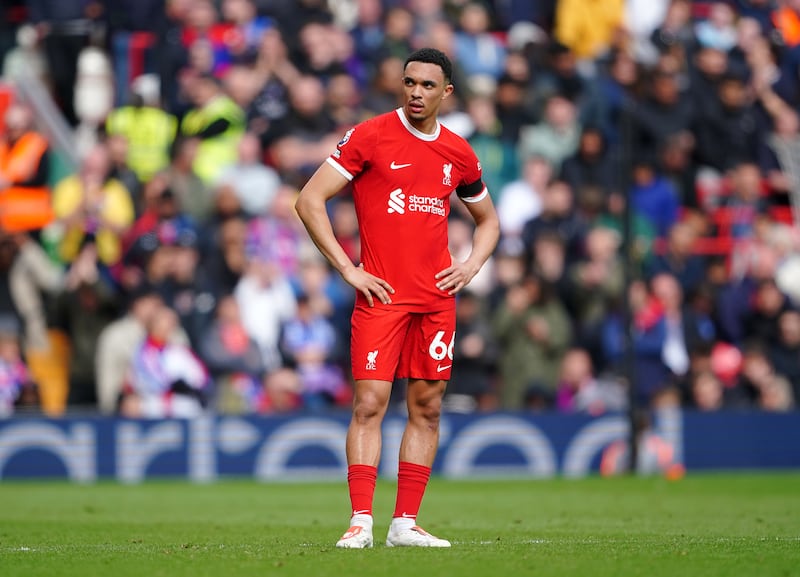 Trent Alexander-Arnold came on in the second half