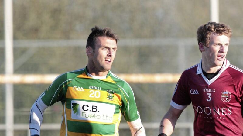 Brendan Rodgers stuck to his task as Slaughtneil out-gunned Kilcar on a night for the forwards at Healy Park 