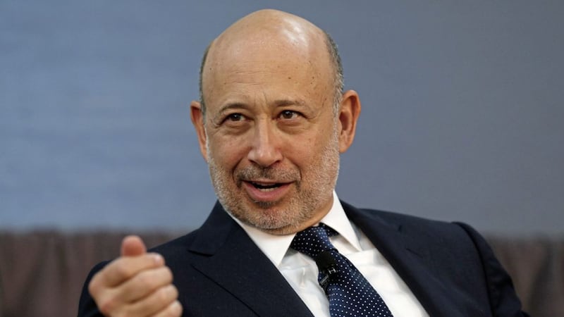 Goldman Sachs chief executive Lloyd Blankfein 