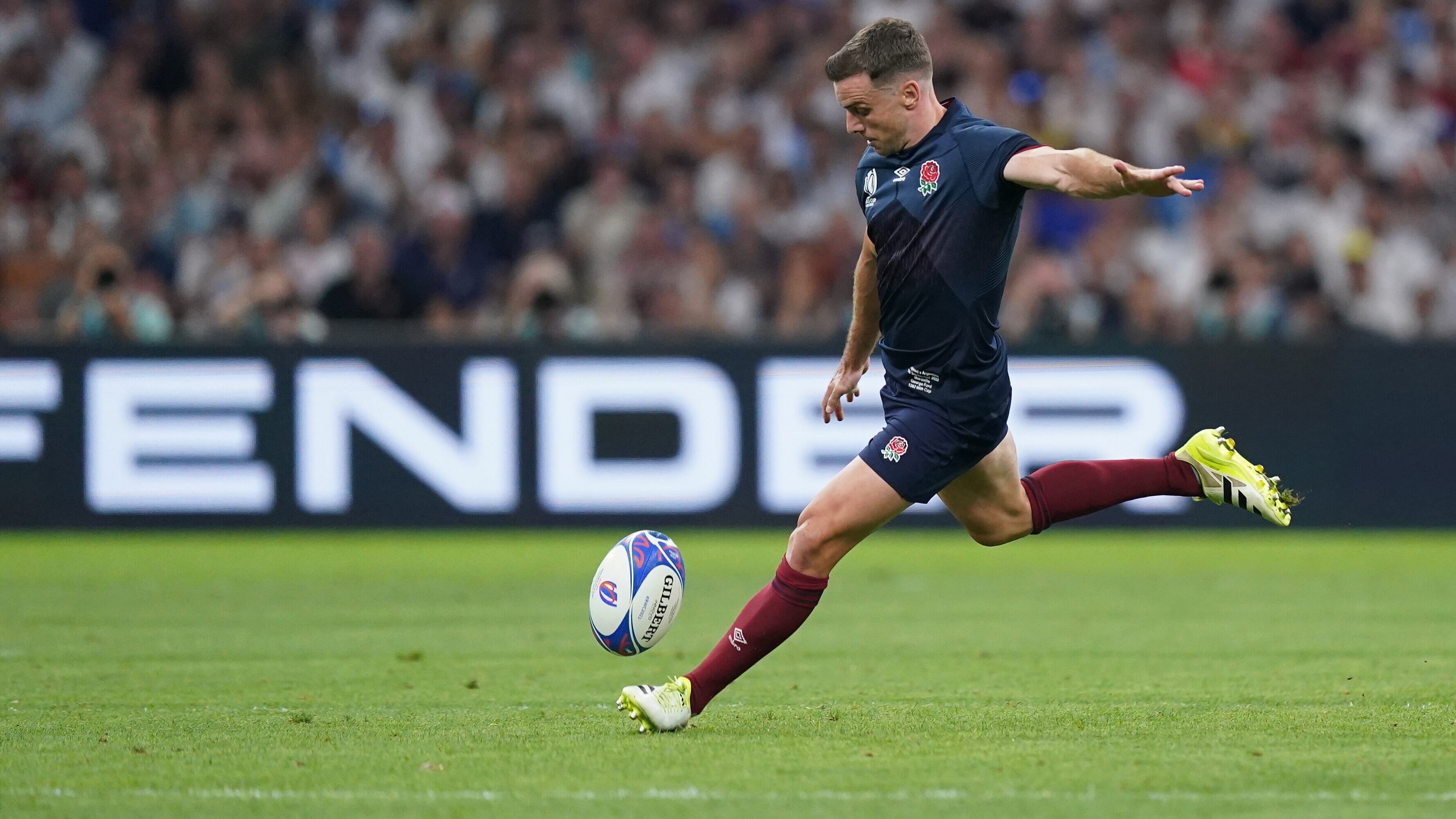 George Ford was determined to overhaul Danny Care’s record of drop goals (Mike Egerton/PA)