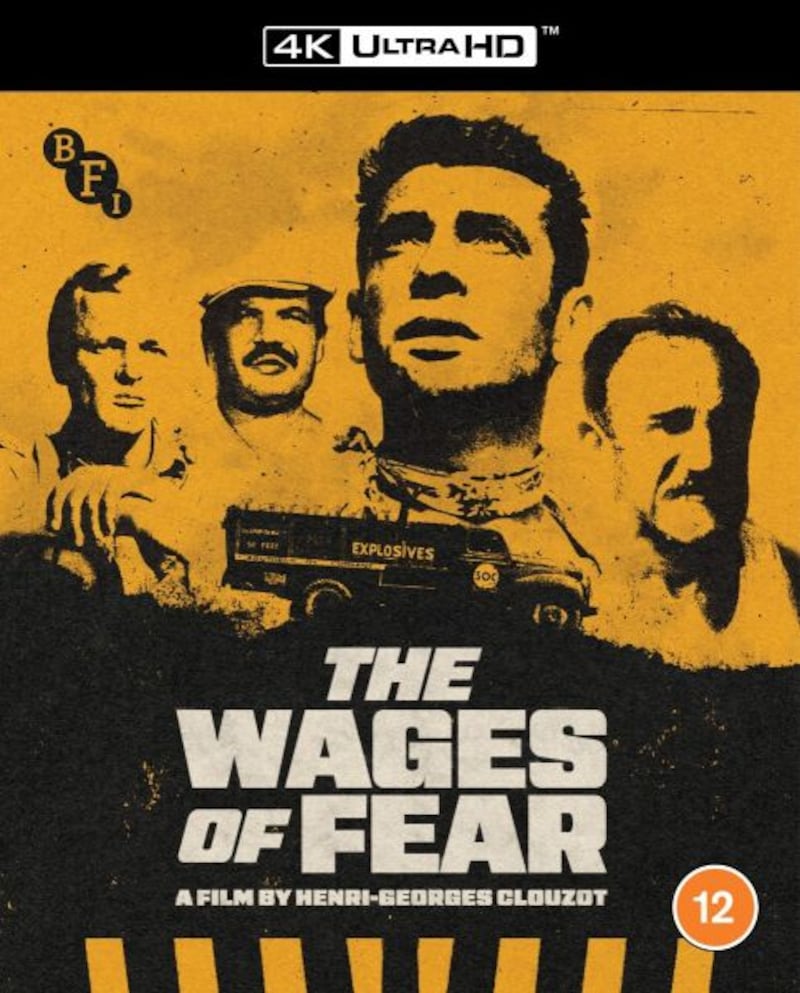 The front cover of the new UHD Blu-ray for The Wages of Fear