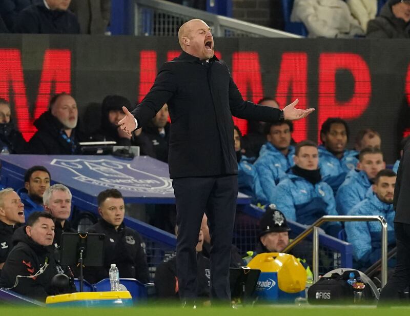 Everton manager Sean Dyche was disappointed with the penalty award with saw City take the lead