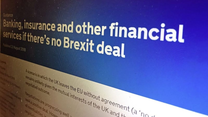 The no-deal Brexit papers have been met with anger from the local business community in the north                