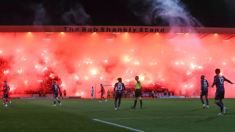 Rangers have warned fans over the use of pyrotechnics (Steve Welsh/PA)