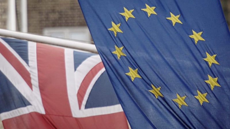 File photo dated 17/2/2016 of EU and UK flags. Families and businesses could face &quot;real hardship&quot; after Brexit unless cross-border agreements on civil justice are replaced, a Lords committee has warned. PRESS ASSOCIATION Photo. Issue date: Monday March 20, 2017. Peers said Brussels regulations play a &quot;significant role&quot; in the lives of UK and EU citizens, providing &quot;certainty, predictability and clarity&quot; over legal disputes in areas such as divorce, child custody and employment. The House of Lords EU Justice Sub-Committee highlighted the current system of &quot;mutual recognition&quot; of judgments across the EU. See PA story POLITICS Brexit. Photo credit should read: Stefan Rousseau/PA Wire. 
