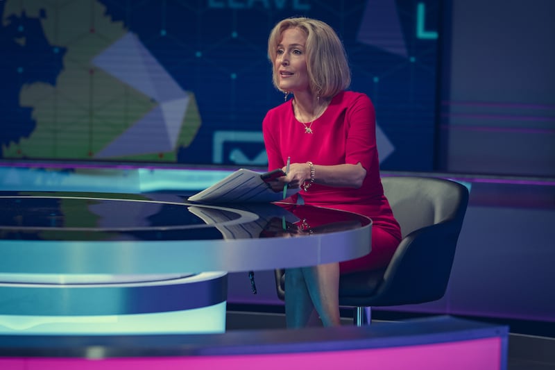 Gillian Anderson as Emily Maitlis in the Netflix drama about her explosive interview with the Duke of York (Peter Mountain/Netflix)