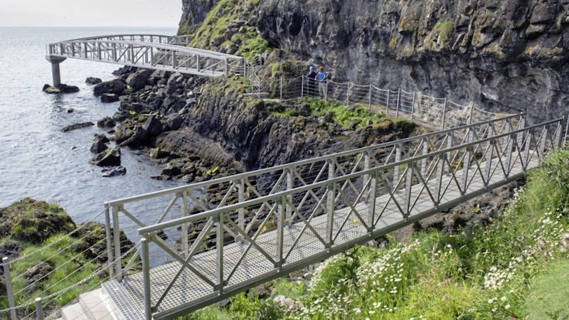 The Gobbins path near Islandmagee is set to re-open in June 